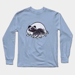 All Curled Up--Birman Style Long Sleeve T-Shirt